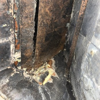 Chimney Checkup - Before looking up the chimney - Chimney Sweeps Near Me