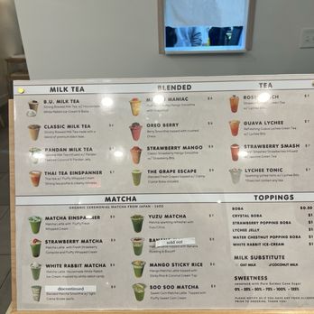 Boba Unit Cafe - My kind of menu that reads effortlessly -- inviting but not intimidating. You sense quality through simplicity. - Bubble Tea Near Me - Roseville, California Boba Unit Cafe - My kind of menu that reads effortlessly -- inviting but not intimidating. You sense quality through simplicity. - Bubble Tea Near Me - Roseville, California