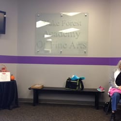 Wake Forest Academy of Fine Arts - Sign in the lobby.