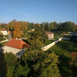 Klášter Broumov - Vyhled z okna