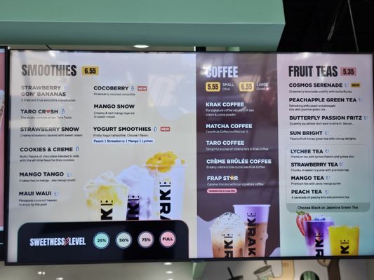 Menu photo 1 Krak Boba Addison, TX