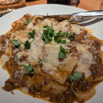 Caroline - Wild mushroom rigatoni - Bakeries Near Me - Austin, Texas Caroline - Wild mushroom rigatoni - Bakeries Near Me - Austin, Texas