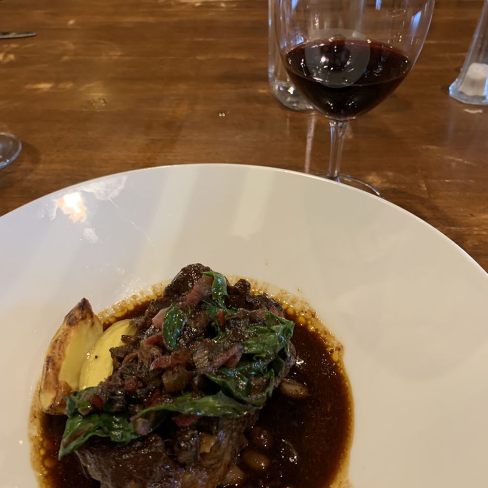 LA FERME - Ox Tail paired with a Toscana - French Near Me - Alexandria, Minnesota