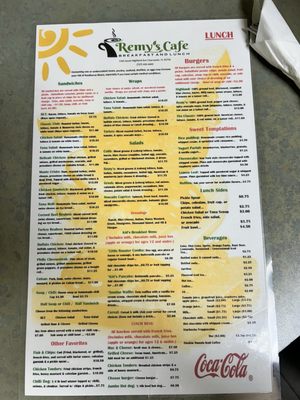 Menu photo 6 Remy’s Cafe Clearwater, FL Menu photo 6 Remy’s Cafe Clearwater, FL