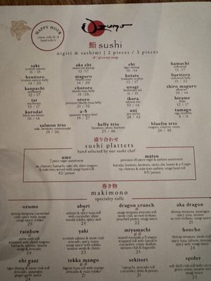 Menu photo 2 Ozumo San Jose, CA