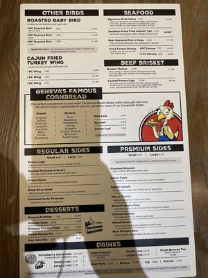 Menu photo 6 Geneva's Famous Chicken and Cornbread Savannah, GA Menu photo 6 Geneva's Famous Chicken and Cornbread Savannah, GA