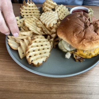 The Kingstide - Burger and fries - Seafood Near Me - Island, South Carolina The Kingstide - Burger and fries - Seafood Near Me - Island, South Carolina