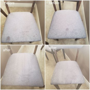 Fresh Tech Floor Care - Before and after dining room chairs - Carpet Cleaning Near Me