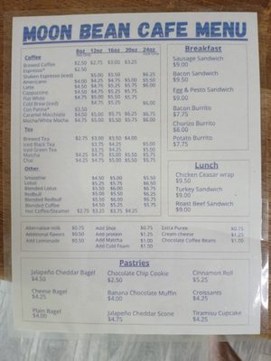 Menu photo 1 Moon Bean Cafe East Wenatchee, WA
