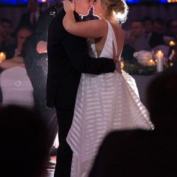 Spencer Photography - Bride and groom dancing at their wedding reception at Cleveland Renaissance