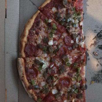 Spaziano's Pizzeria - Large thin crust four way pizza - Pizza Near Me - Haverhill, Massachusetts Spaziano's Pizzeria - Large thin crust four way pizza - Pizza Near Me - Haverhill, Massachusetts