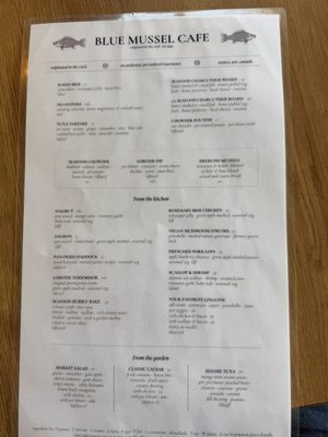 Menu photo 2 Blue Mussel Cafe Rustico, PE