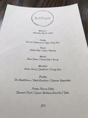 Menu photo 2 Luthun New York, NY
