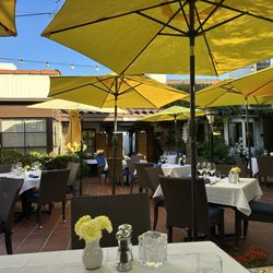 Mille Fleurs - Patio seating.