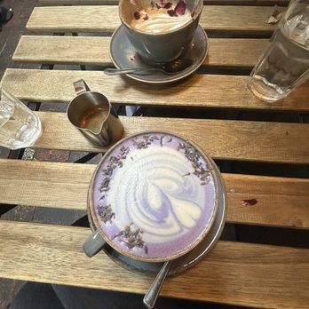 The Garden Cafe - Lavender latte - Coffee & Tea Near Me - Brighton and Hove, BNH The Garden Cafe - Lavender latte - Coffee & Tea Near Me - Brighton and Hove, BNH