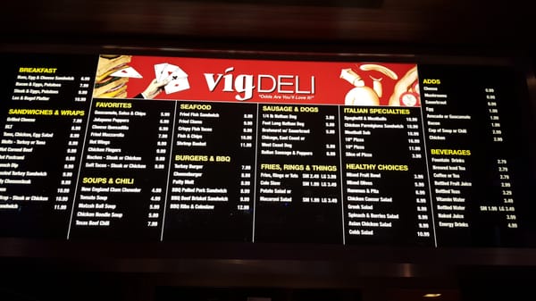 Menu photo 8 Vig Deli Henderson, NV Menu photo 8 Vig Deli Henderson, NV