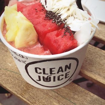 Clean Juice - Seasonal Watermelon Açaí Bowl! So refreshing - Juice Bars & Smoothies Near Me - Pittsburgh, Pennsylvania