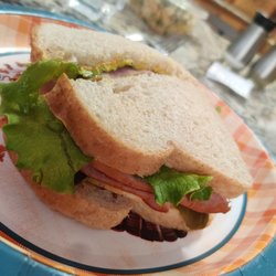 Country Cupboard & Bake Shop - Ham sandwich.