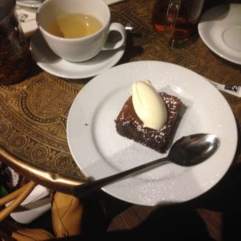 Leaf - Gooey, warm, chocolate brownie with clotted cream - Breakfast & Brunch Near Me - Liverpool, XMS