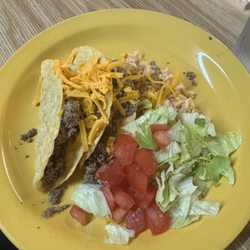 Kids taco plate