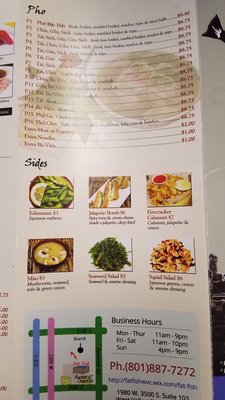 Menu photo 1 Fat Fish Salt Lake City, UT Menu photo 1 Fat Fish Salt Lake City, UT