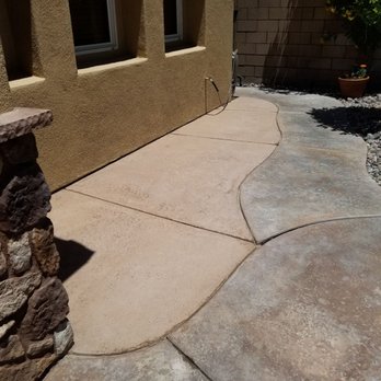 CS Patio Covers - Cement fill in of planter. - Patio Coverings Near Me - Indio, California