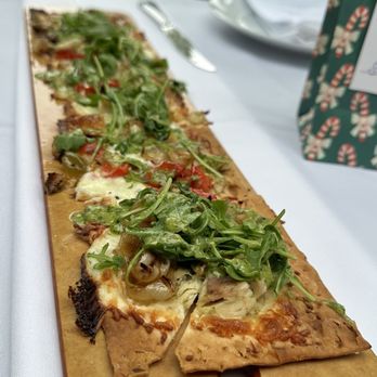 Seasons 52 - Arugula Roasted Tomato full Half Flatbread - New American Near Me - Costa Mesa, California