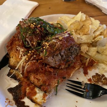 Fire and Brimstone - Meatball sandwich was dry - Pizza Near Me - Gilbert, Arizona Fire and Brimstone - Meatball sandwich was dry - Pizza Near Me - Gilbert, Arizona