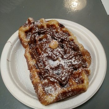 Little Gem Belgian Waffles - original waffle with Nutella - $3.50! - Desserts Near Me - Berkeley, California Little Gem Belgian Waffles - original waffle with Nutella - $3.50! - Desserts Near Me - Berkeley, California