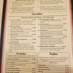 Victor's Mexican Food - Menu
