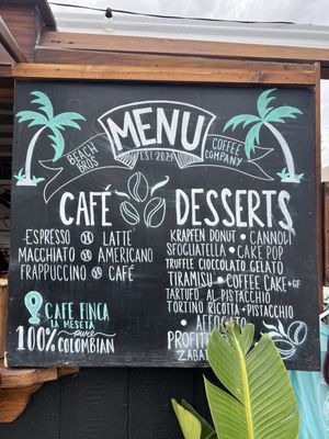 Menu photo 2 Beach Bros Coffee Company Daytona Beach, FL