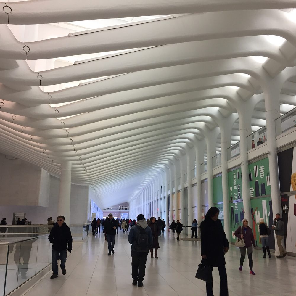 Oculus - Corridor heading to Brookfield Place - Landmarks & Historical Buildings Near Me - New York, New York