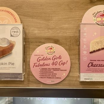Yogurtland - Golden Girls flavors - Ice Cream & Frozen Yogurt Near Me - Irvine, California