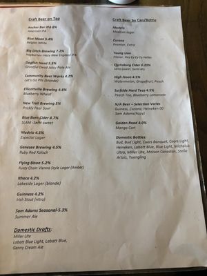 Menu photo 2 Anchor Bar Buffalo, NY Menu photo 2 Anchor Bar Buffalo, NY