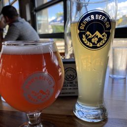 a glass of beer and a glass of beer