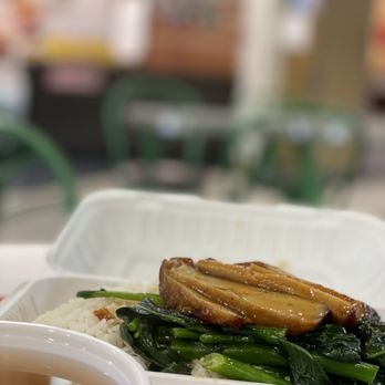 Tasty Veggie Kitchen - Local Gailan with veggie pork on rice rice $13. incl veggie soup. 本地芥蘭苗素叉燒飯跟青紅蘿匐湯 - Vegetarian Near Me - Richmond, British Columbia Tasty Veggie Kitchen - Local Gailan with veggie pork on rice rice $13. incl veggie soup. 本地芥蘭苗素叉燒飯跟青紅蘿匐湯 - Vegetarian Near Me - Richmond, British Columbia