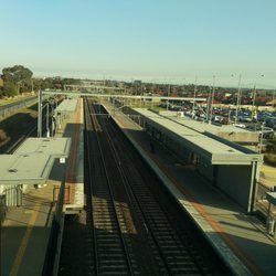 Coolaroo Station - Platform from Foot Bridge