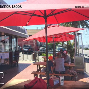 Sancho's Tacos - Outside, front patio seating - Mexican Near Me - San Clemente, California Sancho's Tacos - Outside, front patio seating - Mexican Near Me - San Clemente, California