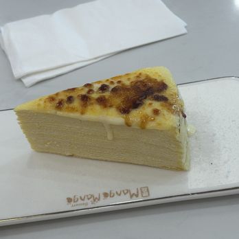 Mango Mango Dessert - Cre S2 Creme Brulee Mille Crepe Cake (Slice) - Desserts Near Me - Henderson, Nevada Mango Mango Dessert - Cre S2 Creme Brulee Mille Crepe Cake (Slice) - Desserts Near Me - Henderson, Nevada