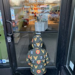 Kids' Hair - My son wanting his hair cut at the no show scheduled & confirmed appointment.