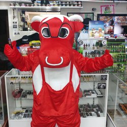 The Head Shed - The Head Shed Mascot "Smokey Red Bull"