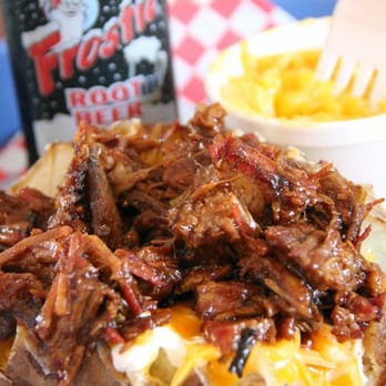 Pit-Master Bar-B-Que - Brisket BBQ baked potato. - Barbeque Near Me - The Woodlands, Texas