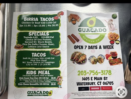 Menu photo 4 Guacado Mexican Grill Waterbury, CT Menu photo 4 Guacado Mexican Grill Waterbury, CT