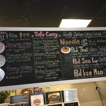Thai Curry Simple - An extensive menu - Thai Near Me - Seattle, Washington