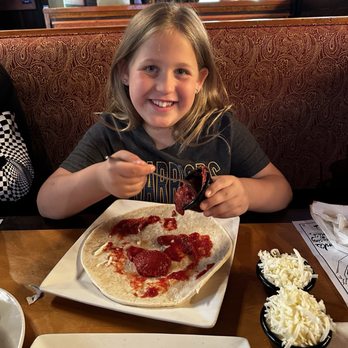 Skipolini's Pizza & Pasta - Kid's Pizza. They get to make their own cheese or pepperoni pizza. - Pizza Near Me - Folsom, California Skipolini's Pizza & Pasta - Kid's Pizza. They get to make their own cheese or pepperoni pizza. - Pizza Near Me - Folsom, California
