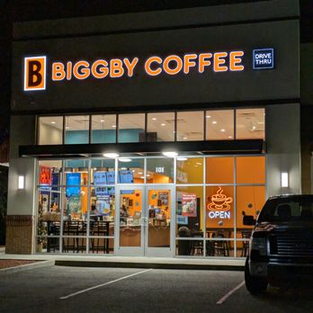 Biggby Coffee - Before sunrise at Biggby Coffee, Pooler - Cafes Near Me - Pooler, Georgia