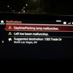 Warning notifications Warning notifications