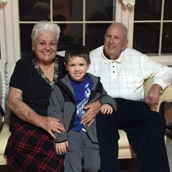 Big Hickory Farms - Nannie and Poppie with great grandson Easton!