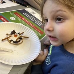 South Creek Library - Snowman cookie