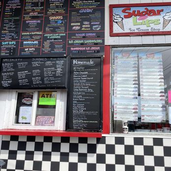 Sugar Lips - the menu of the restaurant - Ice Cream & Frozen Yogurt Near Me - Johnson City, New York